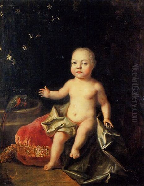 Portrait Du Marquis De Brancas, Enfant Oil Painting by Jean-Baptiste Oudry