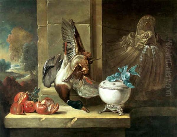 Still Life Oil Painting by Jean-Baptiste Oudry