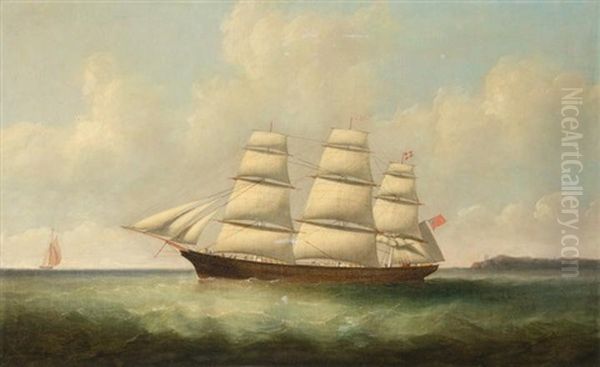 The Clipper Ship Fanlight Oil Painting by Philip John Ouless