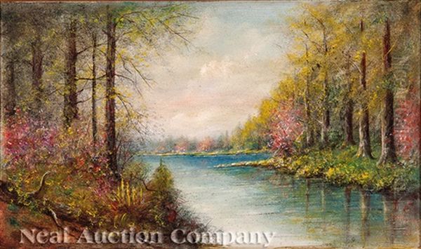 Calcasieu River, Southwest Louisiana Oil Painting by Will Ousley