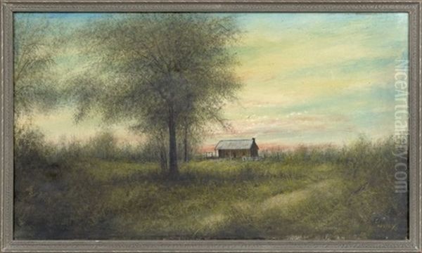 Southern Landscape With A Cabin by Will Ousley