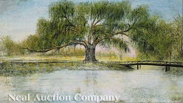 Evangeline Oak, St. Martinville, Louisiana Oil Painting by Will Ousley