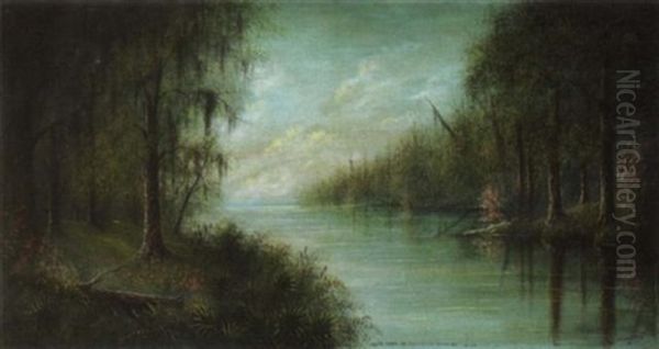 West Fork Of The Calcasieu River, Louisiana, No.212 Oil Painting by Will Ousley