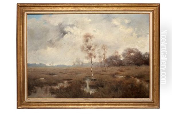 Paysage Au Bouleaux Oil Painting by Nester Outer