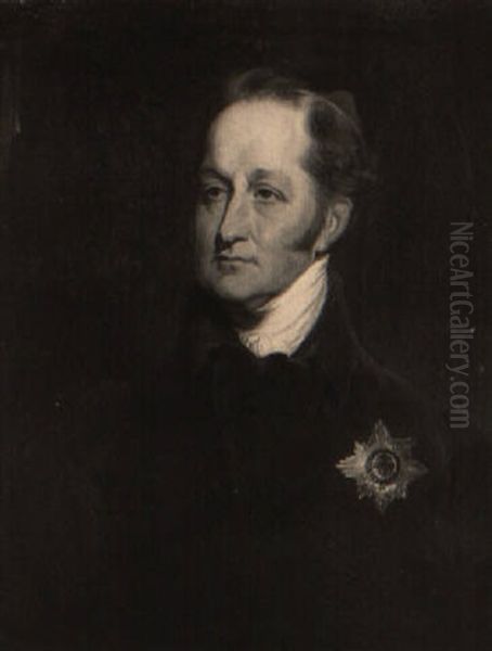 Portrait Of George Augustus Herbert, 11th Earl Of Pembroke Oil Painting by William Owen