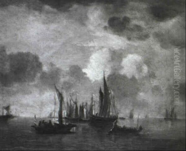 Segelschiffe Oil Painting by William Owen