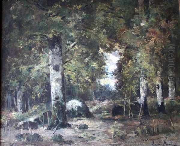 Sous Bois Oil Painting by Laszlo Paal