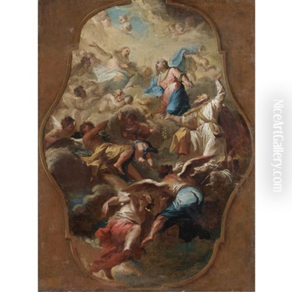 Assunzione Della Vergine Oil Painting by Giovanni Battista Ranieri del Pace