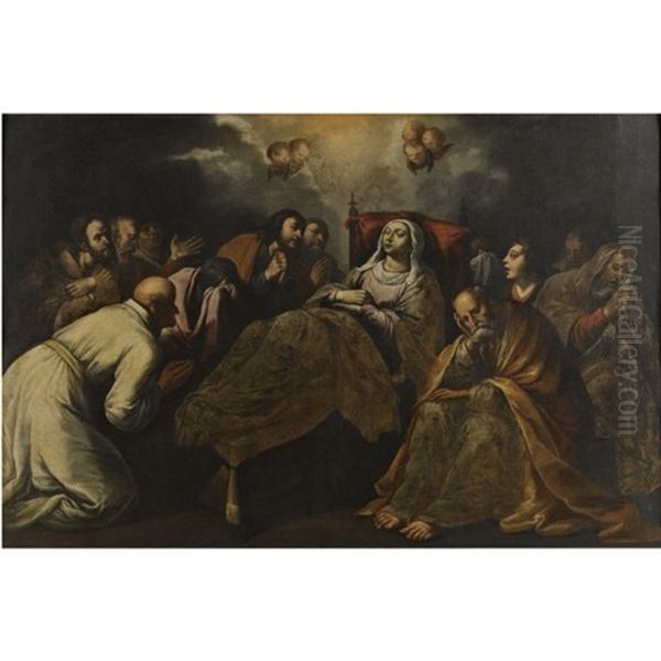 The Death Of The Virgin Oil Painting by Francisco Pacheco