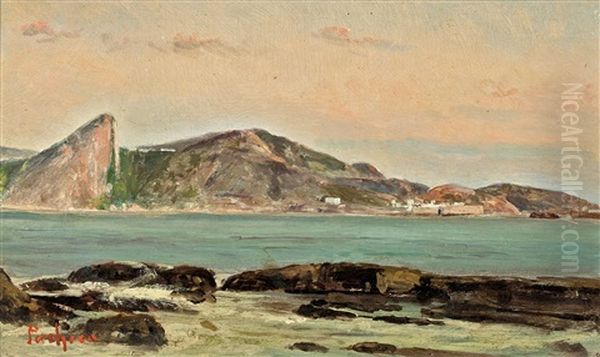 Fortaleza Da Santa Cruz Oil Painting by Joaquim Insley Pacheco