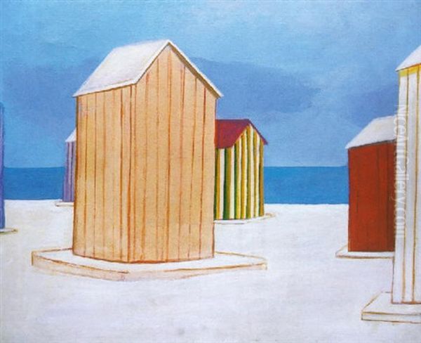 Carpas En La Playa Oil Painting by Joaquin Pacheco