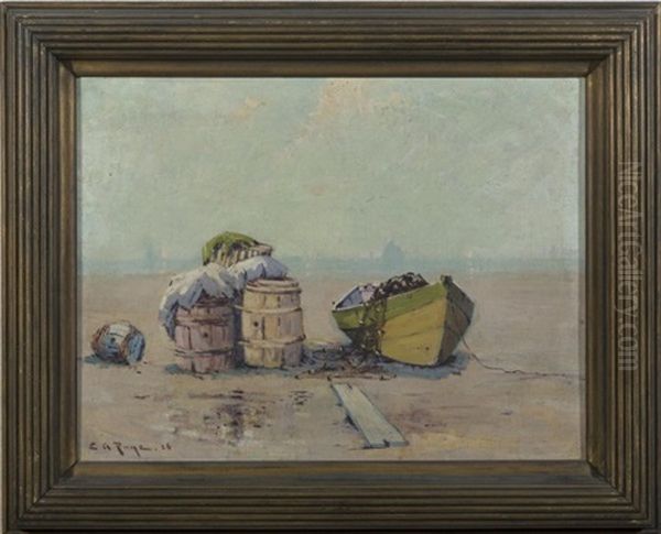 Dories At Swampscott Oil Painting by Edward A. Page