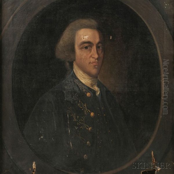 Portrait Of John Hancock After John Singleton Copley Oil Painting by Walter Gilman Page