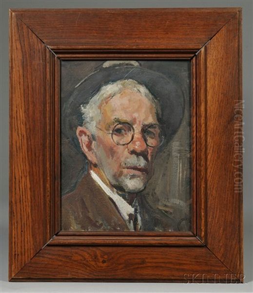 Self Portrait Oil Painting by Jules Eugene Pages