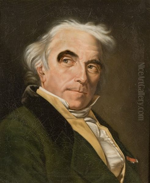 Portrait De Monsieur De Nanteuil Lamorville Oil Painting by Aimable Louis Claude Pagnest