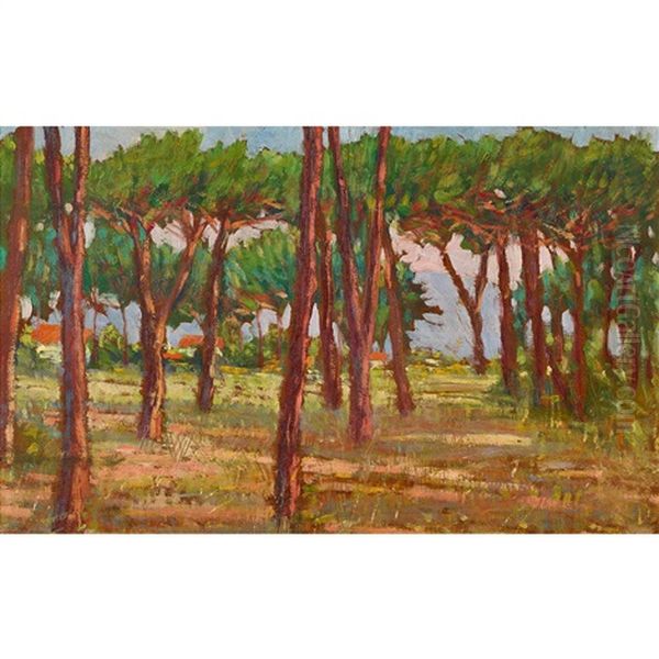 Waldparie Oil Painting by Ferruccio Pagni