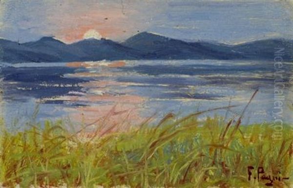 Tramonto Oil Painting by Ferruccio Pagni