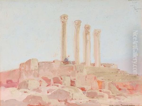 L'amphitheatre De Dougga, Tunisie by Jean-Louis Paguenaud