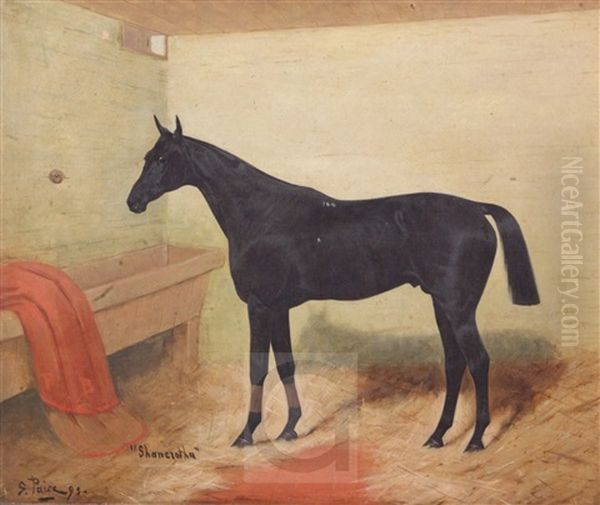 Shancrotha - Winner Of The Manchester Cup Oil Painting by George Paice