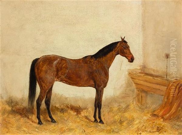 Poughkeepsie Mare, 1887 Oil Painting by George Paice