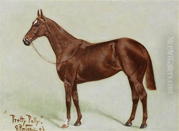 Pretty Polly; Hackler's Pride; Ardeer (3 Works) Oil Painting by George Paice