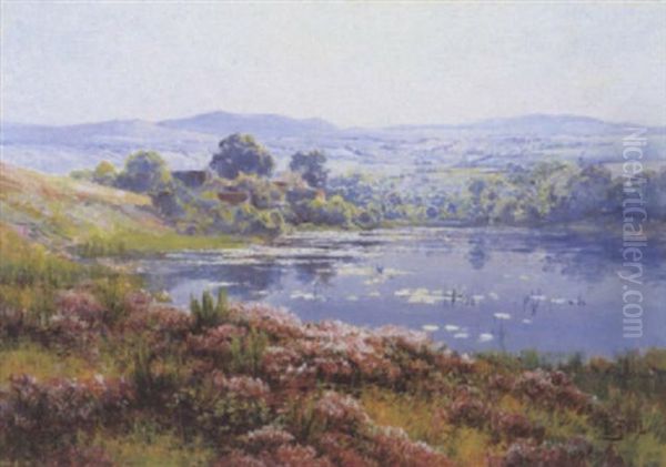 Etang Oil Painting by Edouard Pail