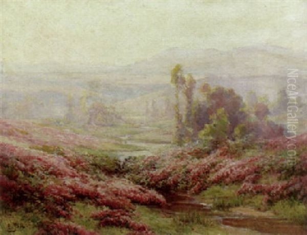 Scotch Heather Oil Painting by Edouard Pail