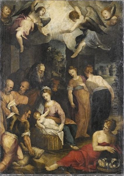 Adorazione Dei Pastori Oil Painting by Filippo di Benedetto Paladini