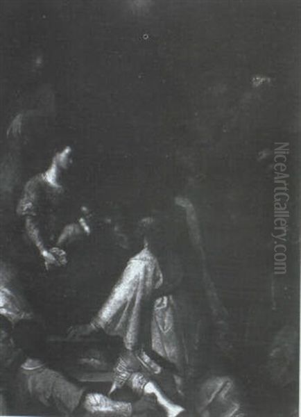 L'adoration Des Mages Oil Painting by Filippo di Lorenzo Paladini