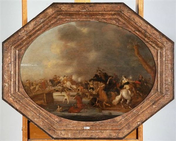 Charge De La Cavalerie Oil Painting by Palamedes Palamedesz the Elder