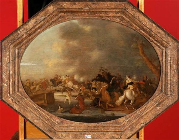 Charge De La Cavalerie Oil Painting by Palamedes Palamedesz the Elder