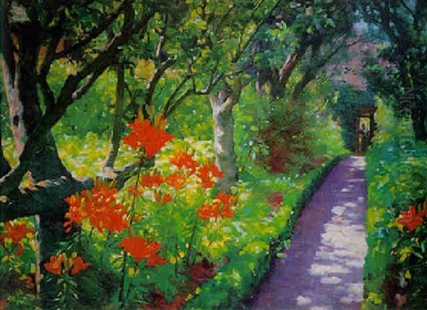 The Kitchen Garden Oil Painting by William Mainwaring Palin