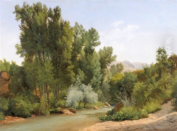 Subiaco Oil Painting by Gustaf Wilhelm Palm