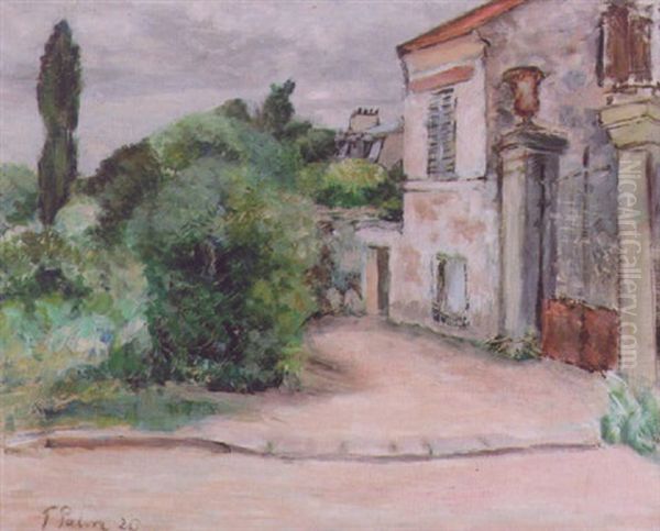 Gammalt Hus - Carrieres Sur Seine Oil Painting by Torsten Palm