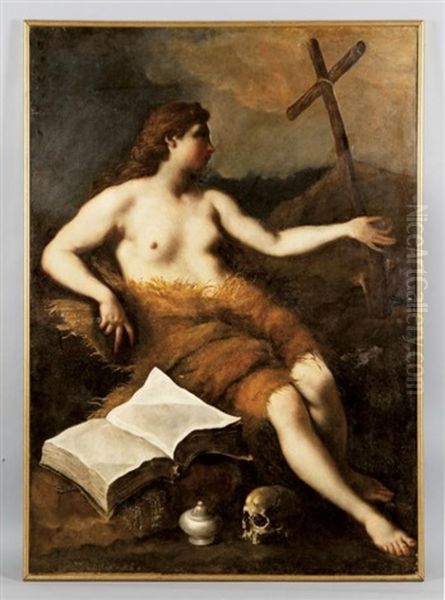 La Maddalena Oil Painting by Jacopo Palma il Giovane