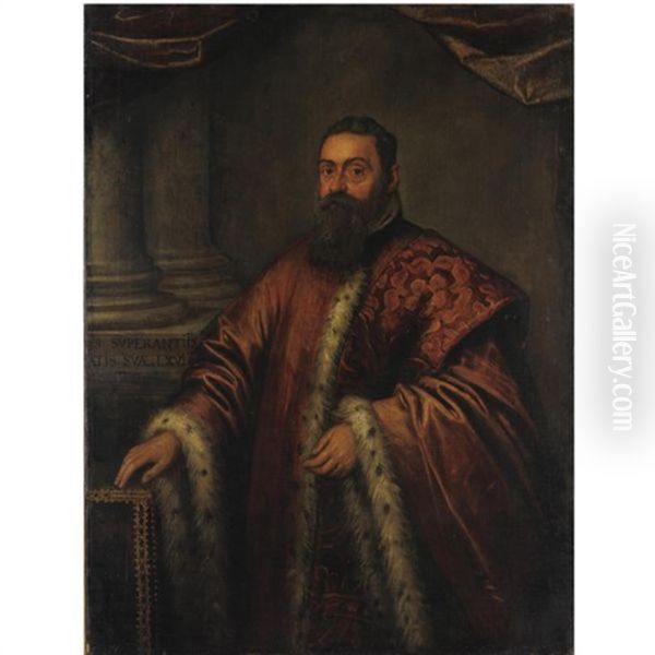 Ritratto Del Senatore Soranzo Oil Painting by Jacopo Palma il Giovane