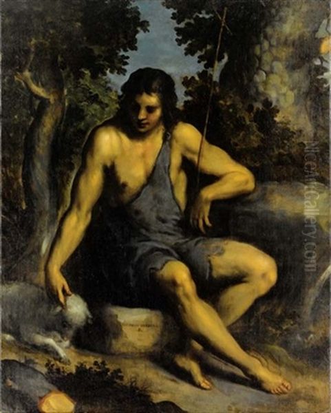 San Giovanni Battista Oil Painting by Jacopo Palma il Giovane