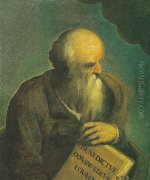 Il Profeta Isaia Oil Painting by Jacopo Palma il Giovane