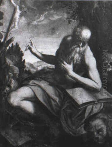 St. Jerome by Jacopo Palma il Giovane