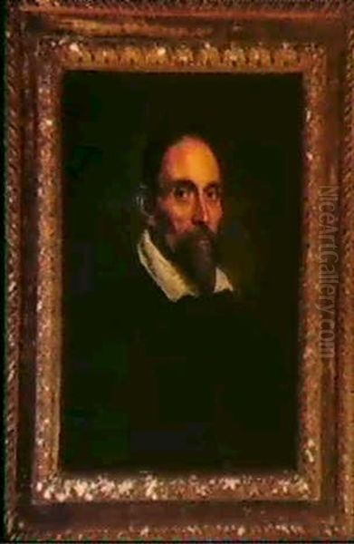 Portrait Of A Bearded Man Oil Painting by Jacopo Palma il Giovane