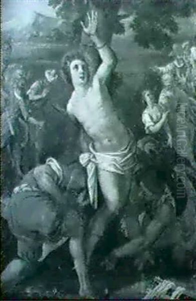 The Martyrdom Of St. Sebastian Oil Painting by Jacopo Palma il Giovane