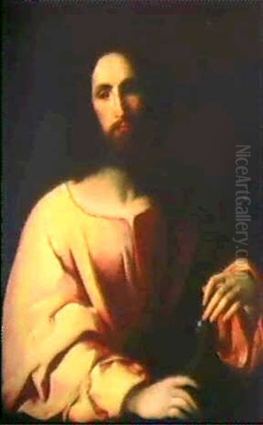 Kristus Som Varldens Frasare Oil Painting by Jacopo Palma il Giovane