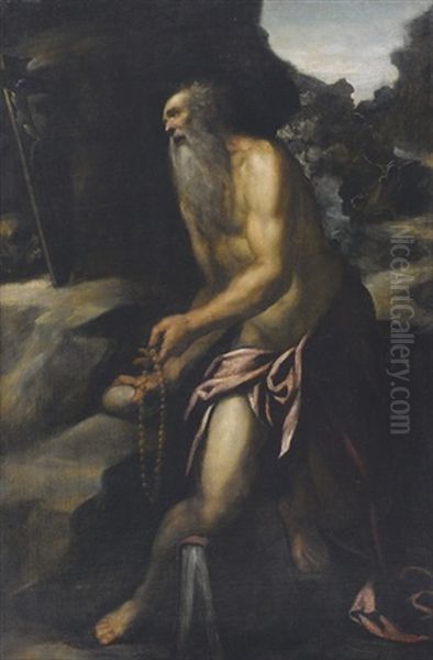 San Gerolamo Oil Painting by Jacopo Palma il Vecchio