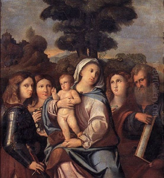 Sacra Conve Oil Painting by Jacopo Palma il Vecchio