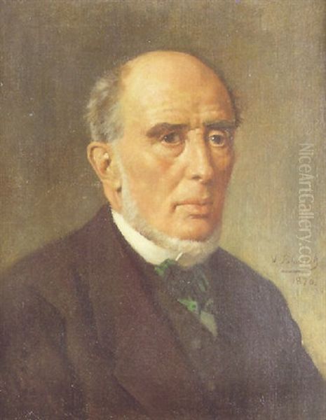 Retrato De Caballero by Vicente Palmaroli y Gonzales