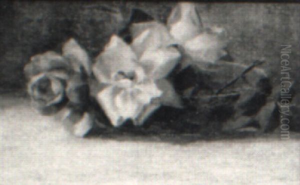 Roses In A Bowl Of Water by Adelaide Palmer