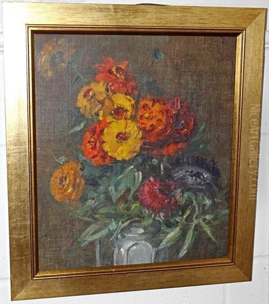 Flowerpiece Oil Painting by Lily Blatherwick