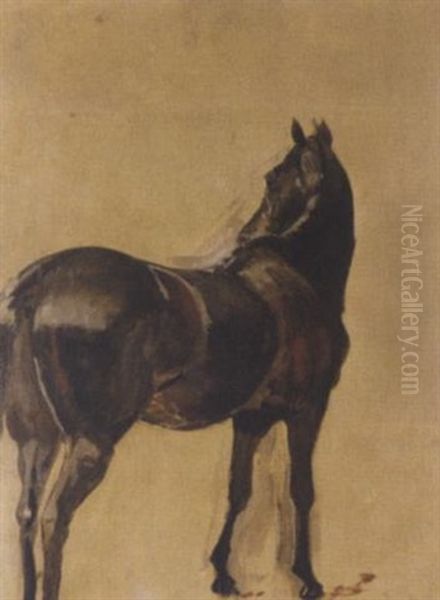 Sketch Of A Horse Oil Painting by James Lynwood Palmer