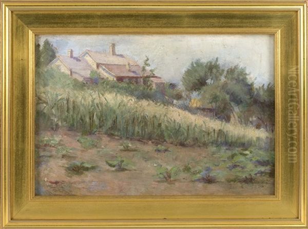 House In A Landscape, Provincetown, Massachusetts Oil Painting by Pauline Palmer