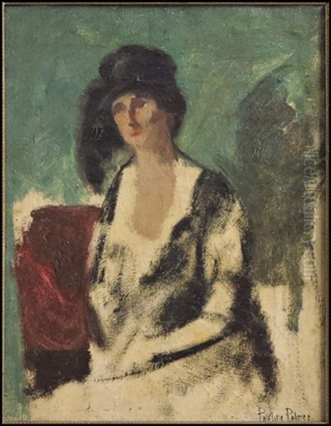 Portrait Of A Lady Oil Painting by Pauline Palmer